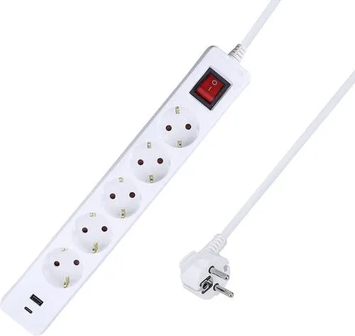 AS Schwabe 11376 Steckdosenleiste Weiß Schutzkontakt 1St.