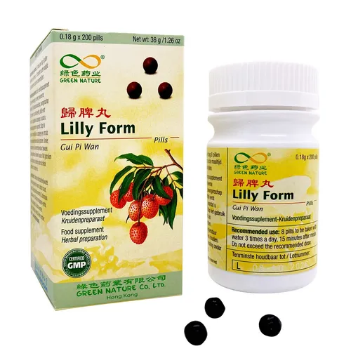 Gui Pi Wan – Lilly Form – Authentische TCM Kräuterformel