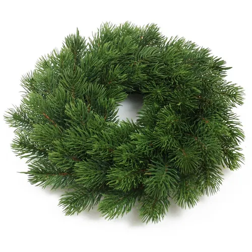 Produktbild Künstlicher TANNENKRANZ, Adventskranz, Advent, Kunstpflanze, Tanne ca 26-30 cm.