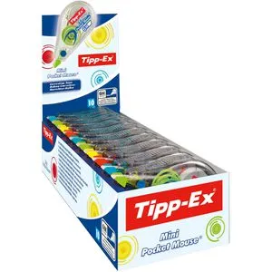 Tipp-Ex Korrekturroller Mini Pocket Mouse 10 Stück, 5mm x 6m
