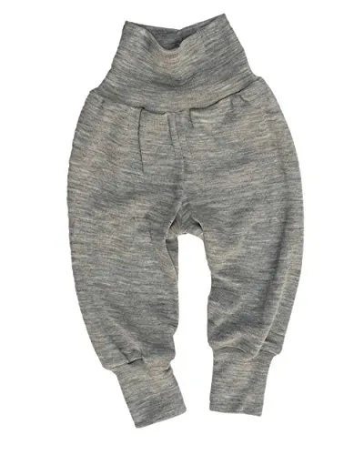 Engel Naturtextilien Bio Öko Baby Hose mit breitem Bund von Engel