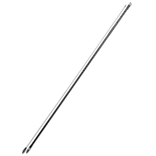 Moonraker AMPRO-80 Mobilantenne 3.5 MHz für 80 m Amateurfunk, HF Helical Antenne 245 cm mit 3/8″ Gewinde, robuste HF-Lösung für stationären Einsatz im Stillstand