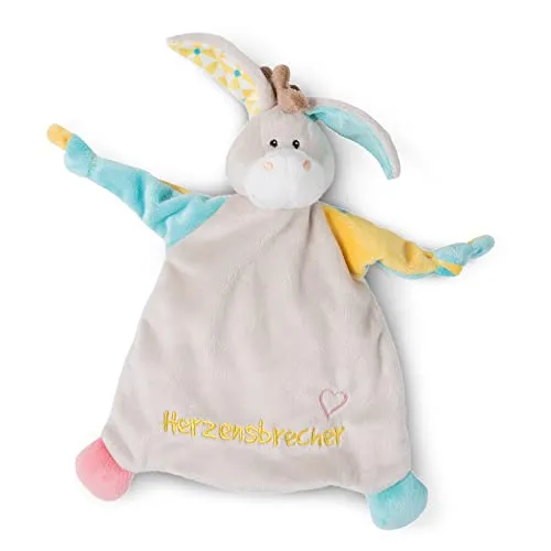 NICI Schmusetuch Esel Herzensbrecher 47132
