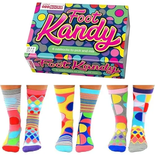 Foot Kandy Oddsocks Socken in 37-42 im 6er Set - Strumpf