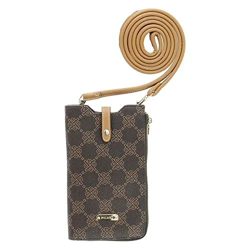 Picard Damen Handytasche EUPHORIA 1 aus Synthetik - Umhängetasche aus hochwertigem Synthetik-Material, ideal für Alltag und Reisen. Mit abnehmbarem Schulterriemen und praktischem Druckknopf. Maße: 18x11x2cm.
