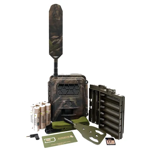 SEISSIGER Base-Cam LTE SUPERSIM-Edition Wildkamera - Hochwertige Überwachungskamera für Jäger, mit LTE-Funktion für Echtzeitübertragung und einfacher Handhabung.