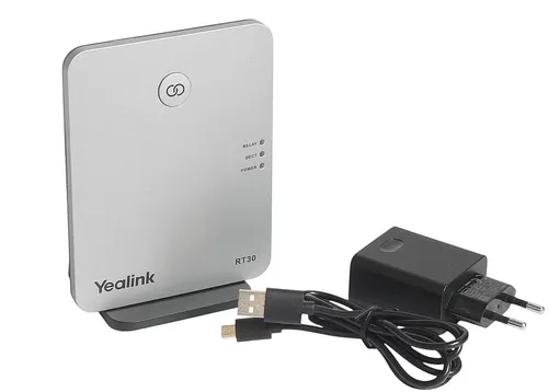 Yealink DECT Repeater RT30 - Hochwertiger DECT Repeater, langlebig und robust für flexible Einsatzmöglichkeiten