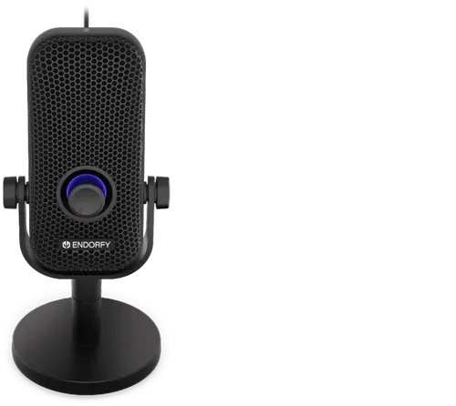 ENDORFY Solum Voice S Gaming Mikrofon - Mikrofon für Gaming und Podcasting mit RGB-Beleuchtung, Plug & Play, Nierencharakteristik und Touch-Stummtaste für klare Sprachaufnahme.