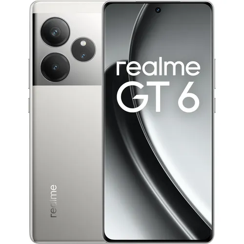 realme GT6 Smartphone 5G 8+256 GB - Snapdragon 8s Gen 3 Chipset, 6000nit Ultra Bright Display und 120W SUPERVOOC Charge für blitzschnelles Laden