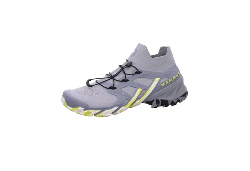 Mammut Aegility Pro Mid Wanderschuh Grau - Wanderschuh für Mixed-Gelände mit innovativer Mammut 360° Fusn Technology für hohen Tragekomfort und optimale Dämpfung. Wasserdicht und rutschfest, ideal für anspruchsvolle Outdoor-Abenteuer.