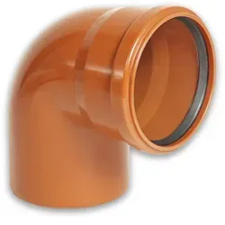 Kanalrohrsystem KG-Bogen, Winkel 87° DN 110 – Hochwertiger Rohrverbinder