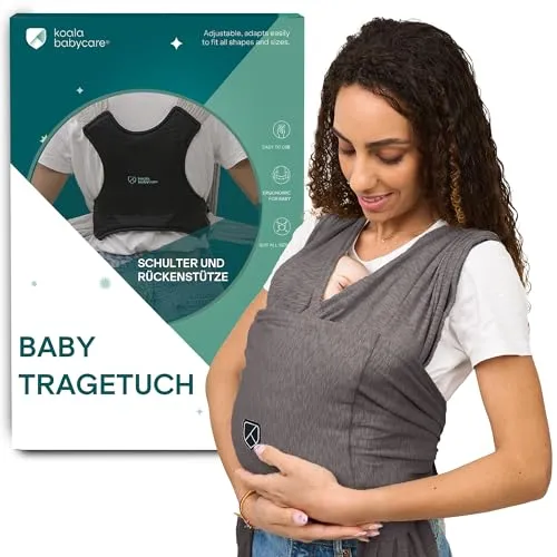 KOALA BABYCARE Babytragetuch anthrazit