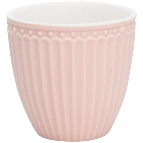 Greengate Mini Latte Cup Becher ALICE PALE PINK Rosa Everyday Geschirr 7x7 cm