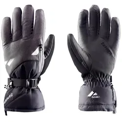Zanier RIDE.GTX Handschuhe schwarz-anthrazit (2093) - Unisex Snowboard Handschuhe mit Gore-Tex für Wind- und Wasserdichtigkeit, inklusive TOUCH-kompatiblem Innenhandschuh und HEAT-PADS für bis zu 8 Stunden Wärme.