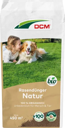 Cuxin Rasen Naturdünger 18 kg - Biologischer Rasendünger mit Langzeitwirkung, ideal für eine gesunde Rasenpflege in Frühling, Sommer und Herbst.