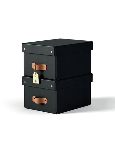 LEITZ Puro Aufbewahrungsboxen 7,0 l schwarz in schwarz von Leitz