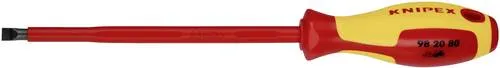 Knipex VDE VDE Schlitz-Schraubendreher Klingenbreite: 8 mm Klingenlänge: 175 mm DIN EN 60900