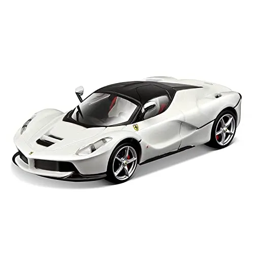 Bburago 15636902W - 1:43 Ferrari Signature Series LaFerrari Fahrzeug, weiß