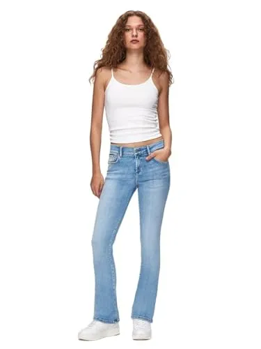 LTB Damen Jeans Fallon 400 - Bootcut in Blau - Trendige Bootcut-Jeans für Damen mit normaler Leibhöhe, aus 91% Baumwolle für hohen Tragekomfort. Ideal kombinierbar für lässige Looks. Perfekt für jeden Anlass!