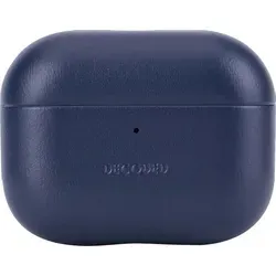 Decoded AirPods Pro 3 Lederhülle Aircase Serie, Blau - Stilvoller Schutz - Kopfhörer-Zubehör: Hochwertige Lederhülle für Apple AirPods Pro 3, schützt vor Kratzern und Stößen, passt perfekt und ermöglicht vollen Zugriff auf alle Funktionen.