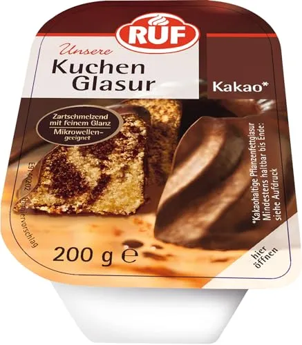 RUF Kuchen-Glasur Kakao, 200g