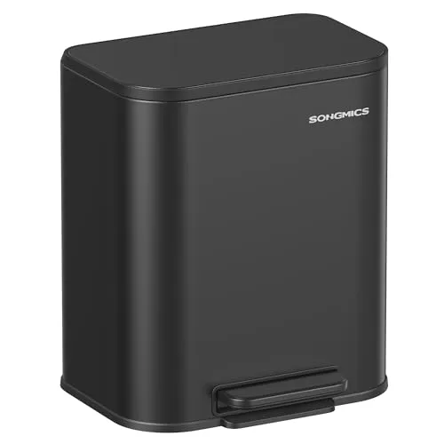 SONGMICS 20 Liter Tretmülleimer mit Softclose