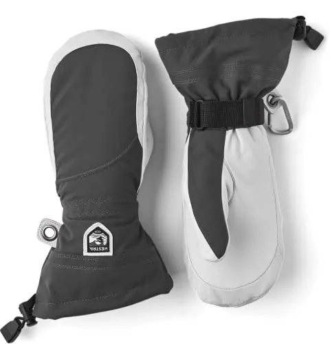 Hestra Damen Heli Ski Handschuhe (Größe 8, grau) von Hestra
