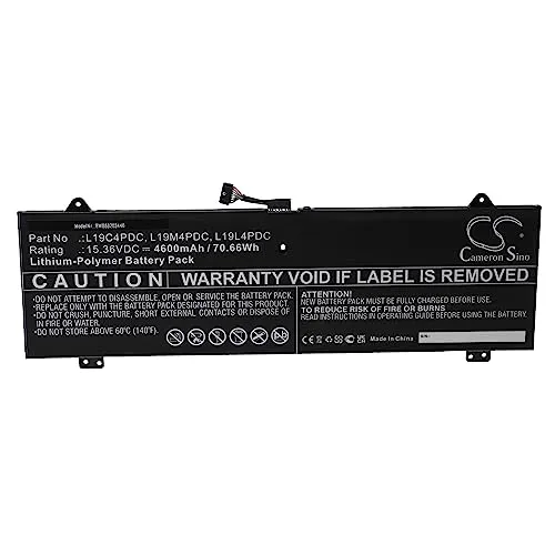 vhbw Akku kompatibel mit Lenovo Yoga 14C 2021, 14C ITL 2021, 7 14, 7 14 ITL5 Notebook (4600mAh, 15,36V, Li-Polymer)