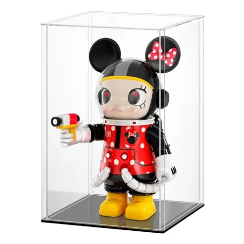 Huijintao Acryl Vitrine/Schaukasten/Display Case/Display Box für Figuren, Sammlerstücke | Selbstmontage (10x10x15 cm)