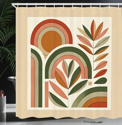 Duschvorhänge Beige von Abakuhaus