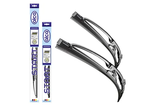 alca Scheibenwischblätter passend für BMW X3, 03.2004 - 08.2010, Frontscheibe, (Packung, 2-St., Scheibenwischer), mit Nano Graphit Beschichtung