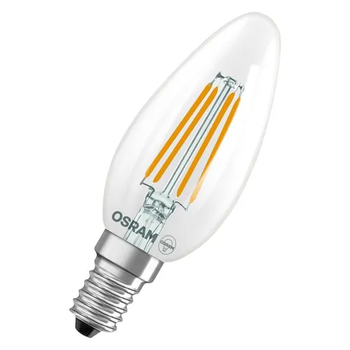 OSRAM E14 LED Kerzen Lampe Star Classic B 40 Filament 3.4W wie 40W warmweißes Li