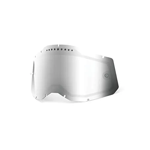 100% Unisex-Adult Racecraft/Accuri/Strata Replacement Sunglass Lenses, Spiegel Silber, Erwachsene