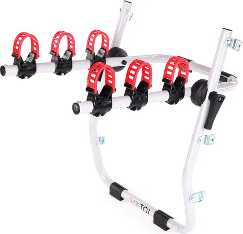 Fahrradträger BIKE 3 TRUNK für fünfte Tür - 3 Fahrräder - Gepäckträger für die fünfte Tür, werkzeuglose Befestigung, ideal für den schnellen Transport von bis zu 3 Fahrrädern.