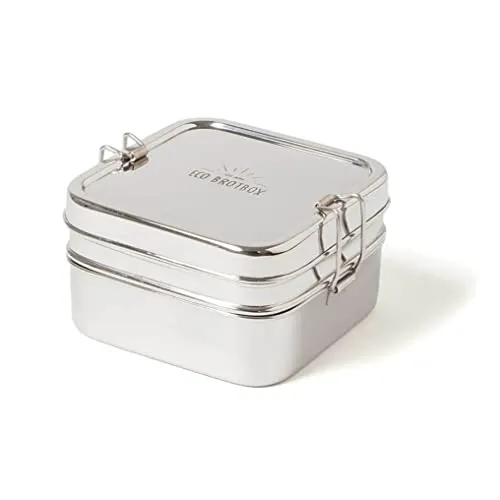 ECO Brotbox Lunchbox Cube Box XL aus Edelstahl