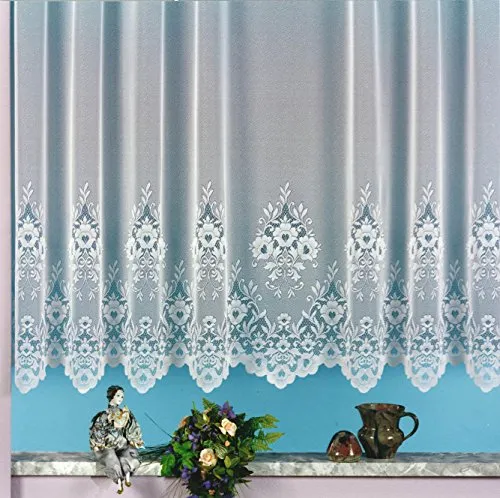 heimtexland Gardinenstore Weiß aus hochwertigem Jacquard in weiß von Heimtexland