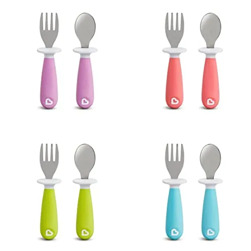 Munchkin Raise Gabeln und Löffel (Farbig sortiert)