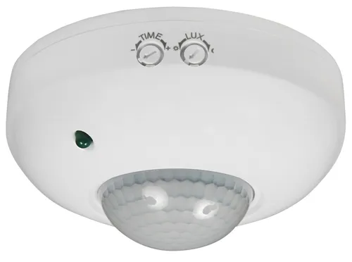 IR Bewegungsmelder LX-362, 360°, 230V / 1000W, IP44, weiß, LED geeignet