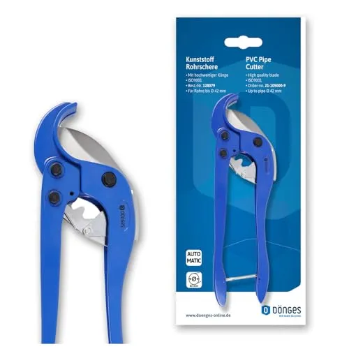 Dönges Profi Rohrschere Speed pipe 0-63 mm für Kunststoffrohre, Verbundrohre, Kunstoffgasrohre, Elektrogerätrohre | Rohrverband-Schere, Rohrschneider, Kunststoffschere, Plastikschere