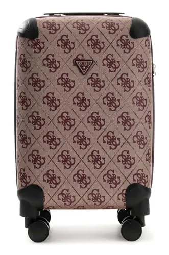 GUESS Trolley 18 In 8-Wheeler Burgundy Logo dunkelrot 53cm in rot von GUESS