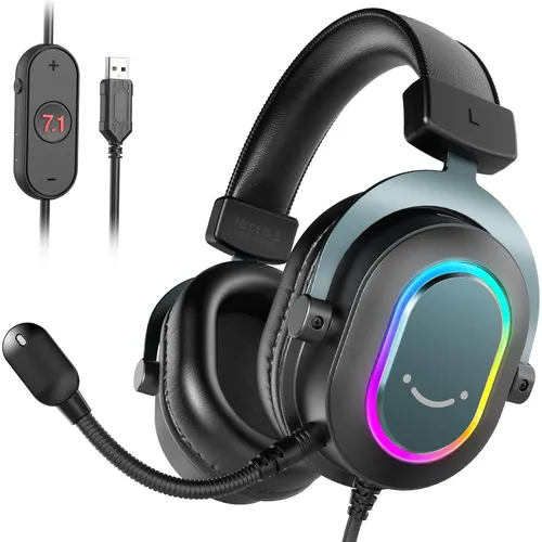 Fifine H6 USB 7.1 Gaming-Headset RGB
