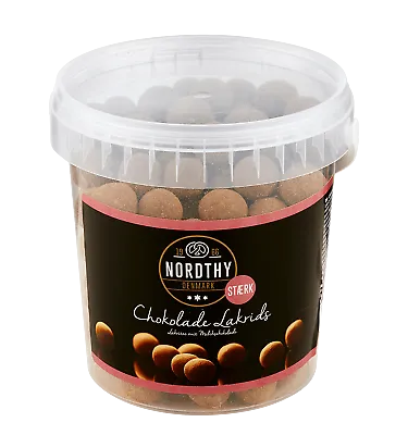 NORDTHY CHOKOLADE LAKRIDS STARK 500g