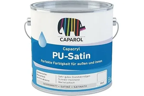 Capacryl PU-Satin Acryllack 2,5L in weiß von Caparol