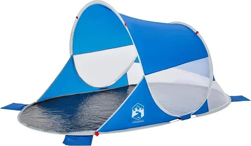 vidaXL Strandzelt Azurblau Pop-Up von vidaXL