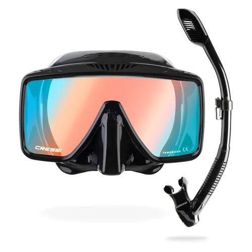 Cressi SF1 + Dry Schnorchel-Kombiset (ZDS275052)