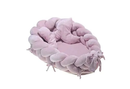 LuMali Kuschelnest 3in1 Babynest XXL Kokon Zopf Matte Kissen – Superweich und Wendbar