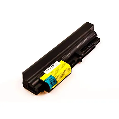 MobiloTec Akku kompatibel mit Lenovo ThinkPad T400 (2768) Akku Akku 4400 mAh (1 St) schwarz 65 mm x 20 mm x 224 mm