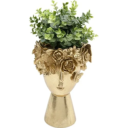 Kare Design Deko Vase Flowercrown, Gold in gold von KARE