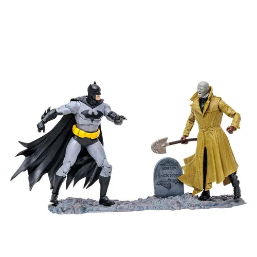DC Comics Multiversum Batman VS Hus Blister 2 Figuren 17cm - Spielfiguren Set mit Batman und Hus, ca. 18 cm groß, ideal für Sammler und Fans des DC Universums.