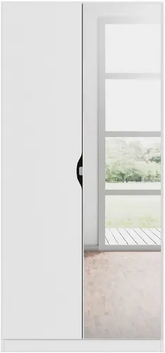 rauch Kleiderschrank Freiham 91cm mit Spiegel von Rauch